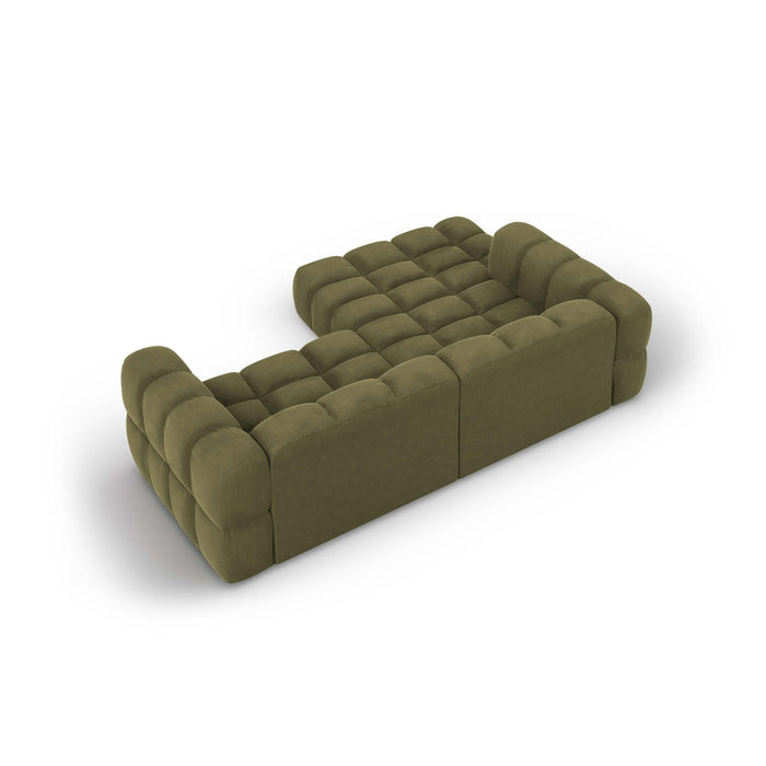 Cosmopolitan Design 3-zits hoekbank Sky links velvet