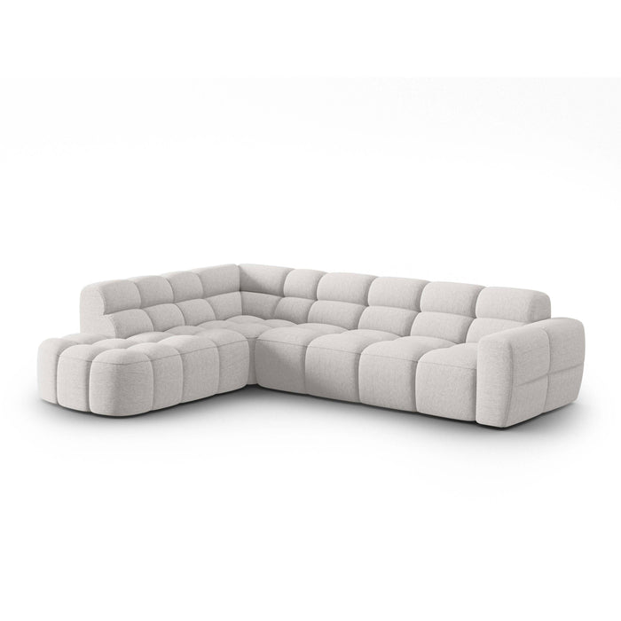 Micadoni Lisa Hoekbank Links - Lichtgrijs