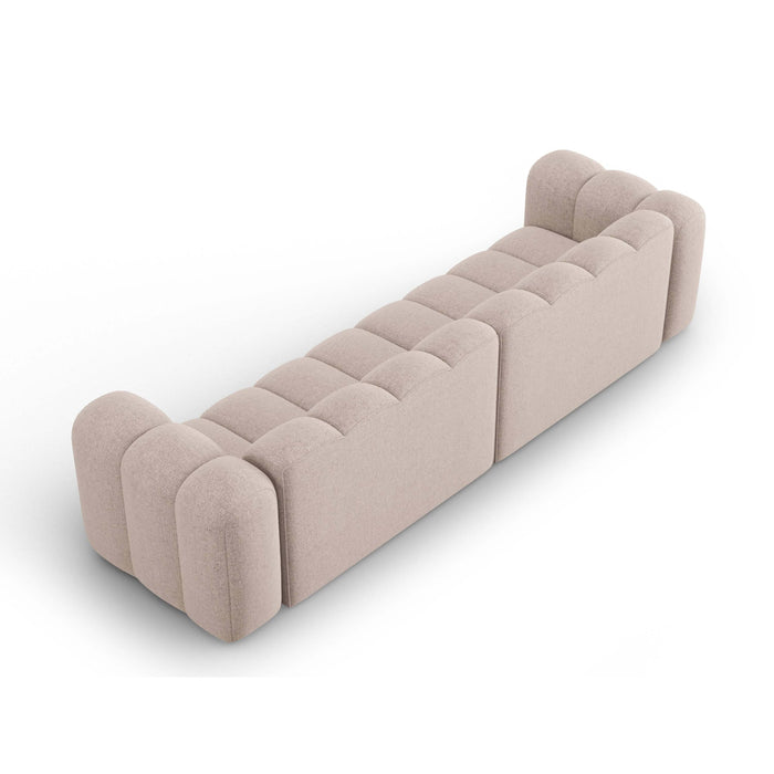 Micadoni Lupine 4-zitsbank - Chenille - Beige