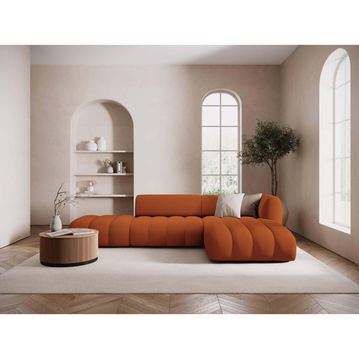 Micadoni 5-zits hoekbank Harry open rechts velvet