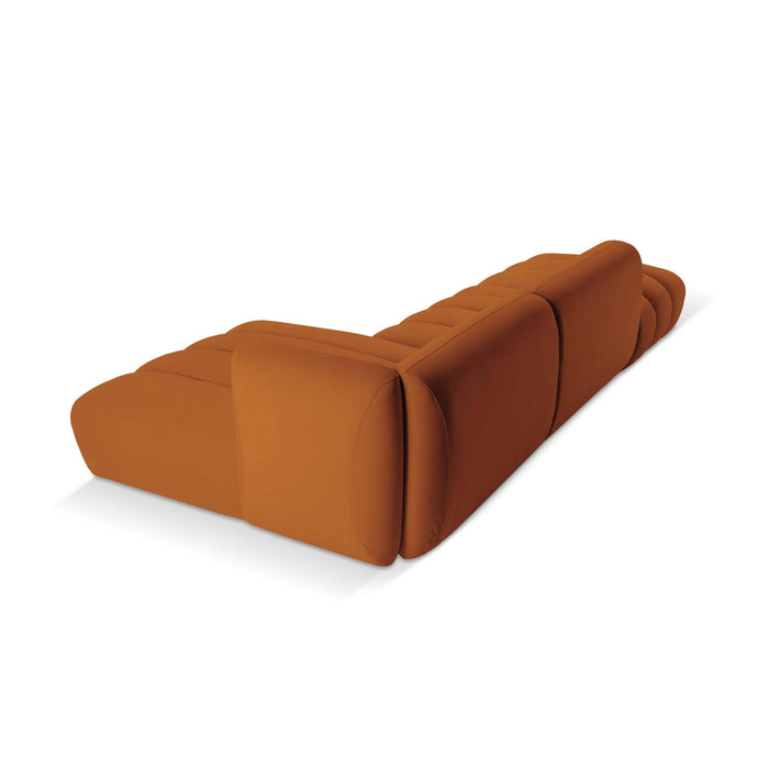 Micadoni 5-zits hoekbank Harry open rechts velvet