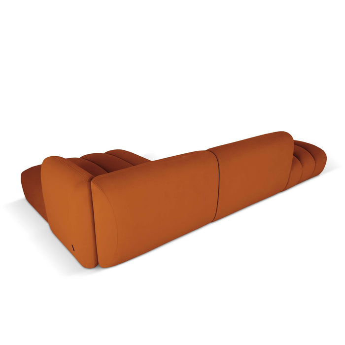 Micadoni 5-zits hoekbank Harry open rechts velvet