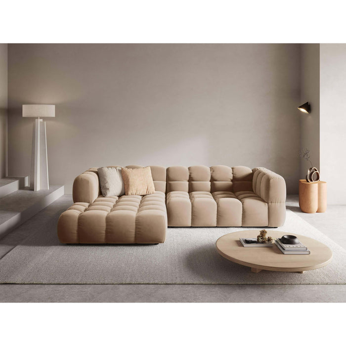 Cosmopolitan Design 4-zits hoekbank Sky links velvet