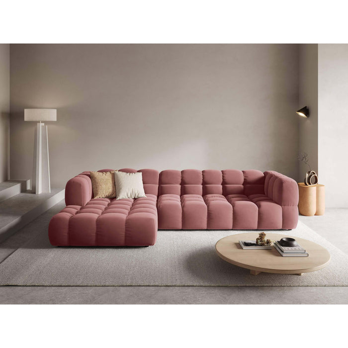 Cosmopolitan Design Sky 4-zits Hoekbank Links - Zalm