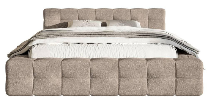 Selsey Design Tilly bedframe chenille met opbergvak 140 x 200 cm