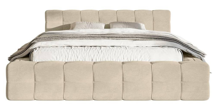 Selsey Design Tilly bedframe velvet met opbergvak 140 x 200 cm