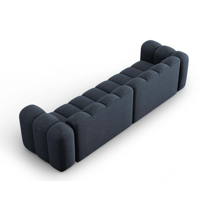 Micadoni Lupine 4-zitsbank - Chenille - Koningsblauw