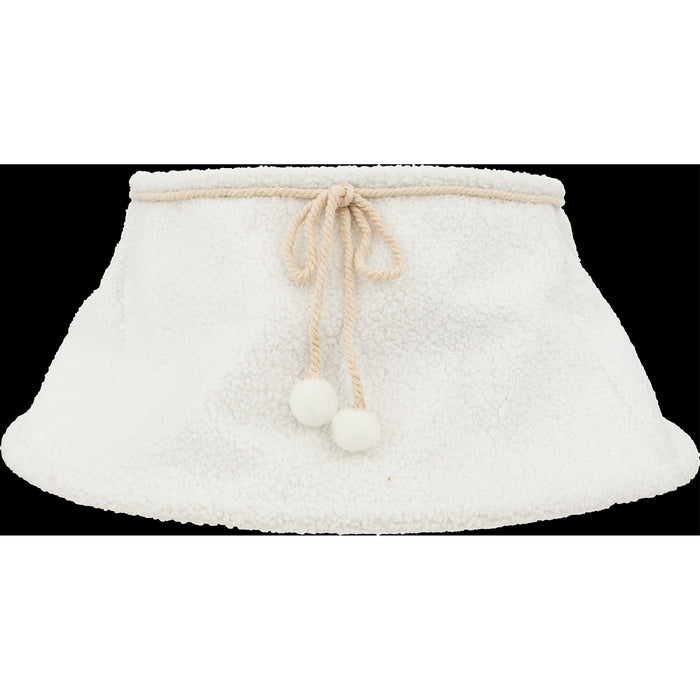 Feeric Christmas Kerstboomrok - wit - D56 cm x H23 - polyester