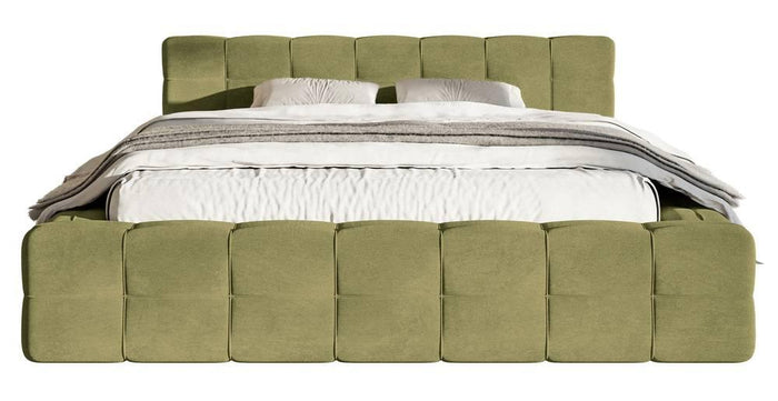 Selsey Design Tilly bedframe velvet met opbergvak 140 x 200 cm