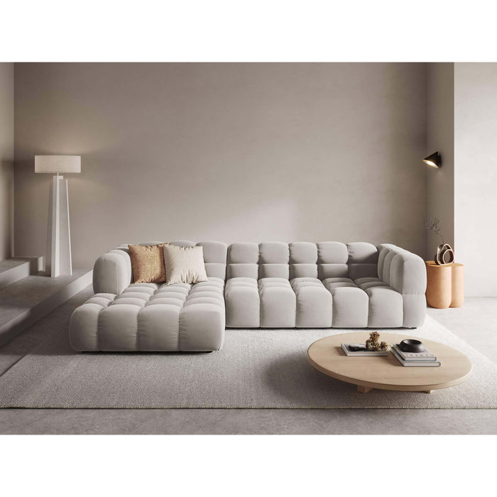 Cosmopolitan Design 4-zits hoekbank Sky links velvet