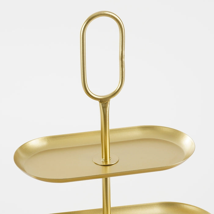 Mica Decorations Rama Etagere 3 Laags - L48 x B20 x H55 cm - Goud