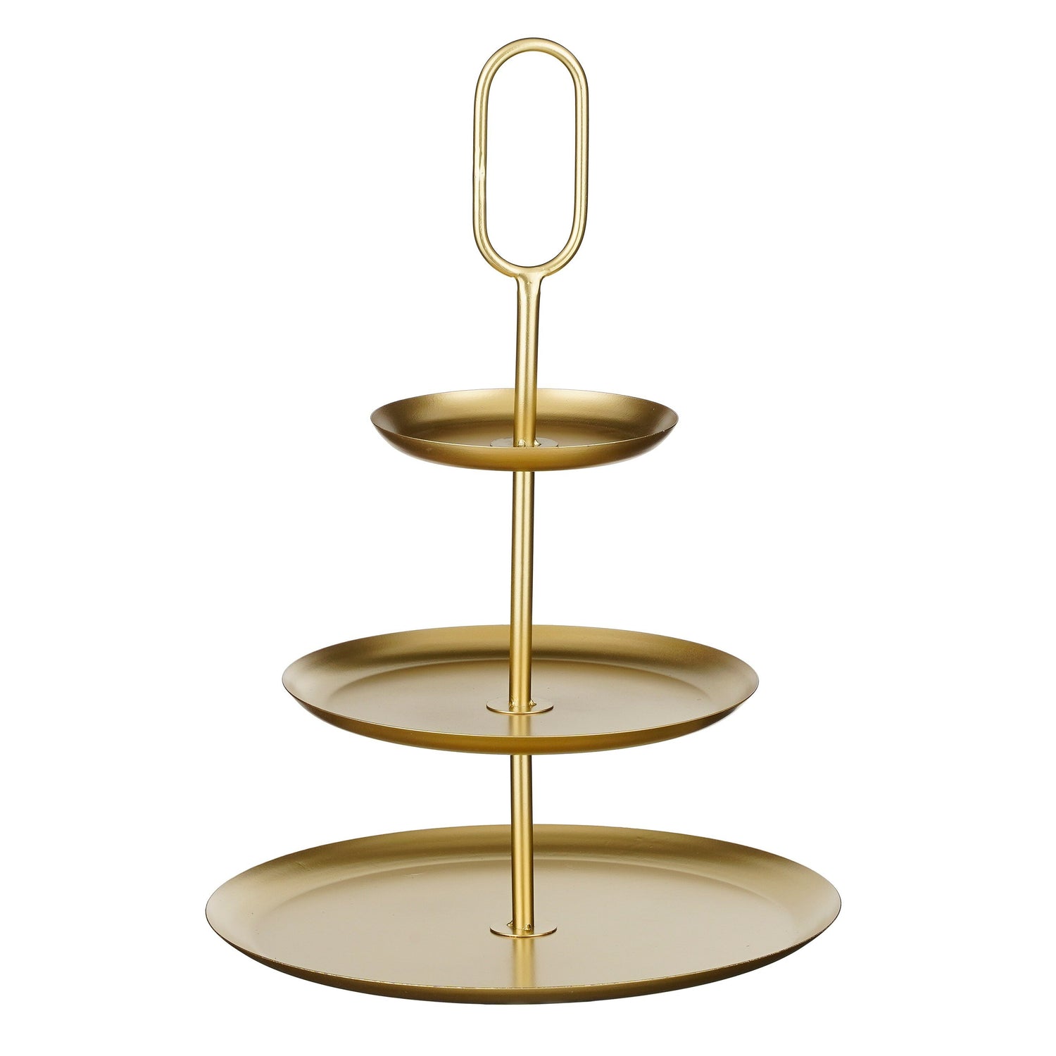 Mica Decorations Rama Etagere 3 Laags - L38 x B38 x H55 cm - Goud