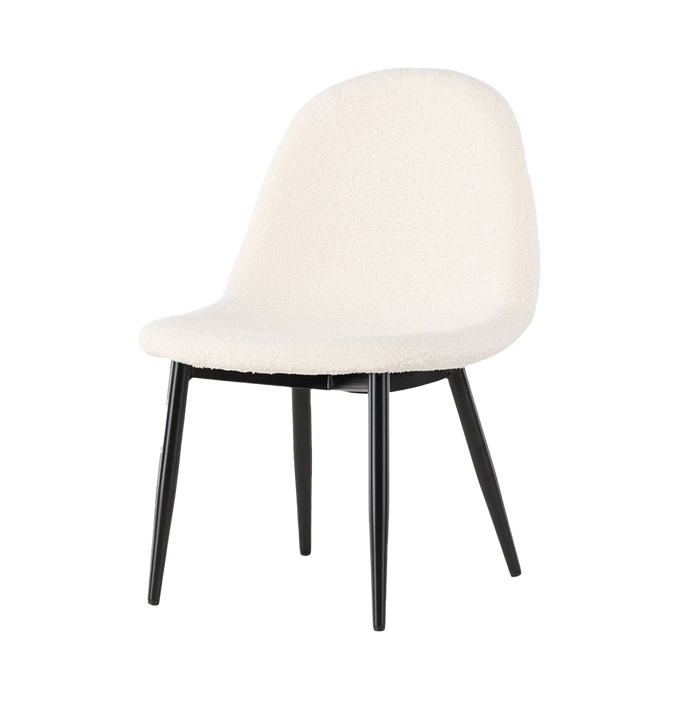 Nest living Thor teddystof kinderstoel wit