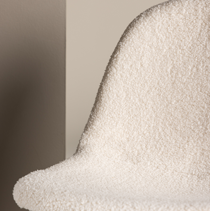 Nest living Thor teddystof kinderstoel wit