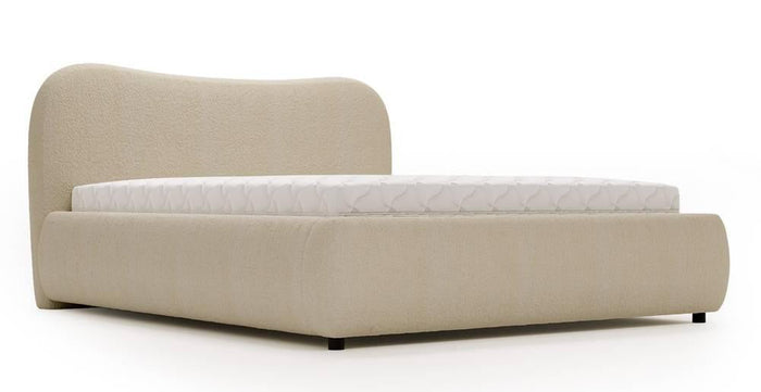 NADUVI Collection Lavelle bedframe bouclé met opbergvak 180 x 200 cm