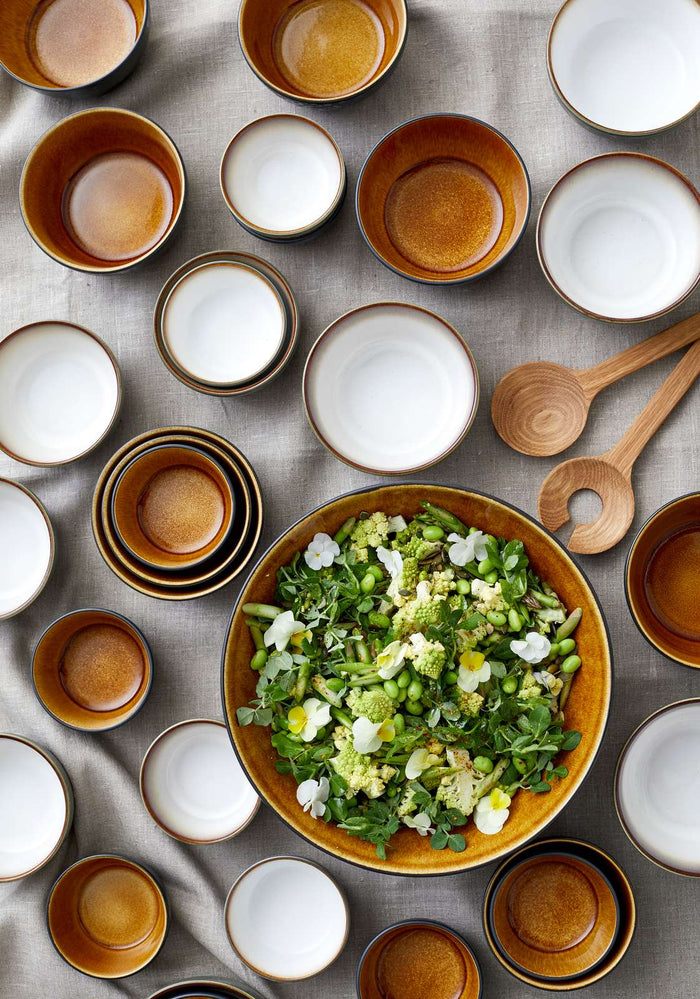 Bitz Ontbijtbord | Dessertbord Gastro Zwart|amber ø 21 cm