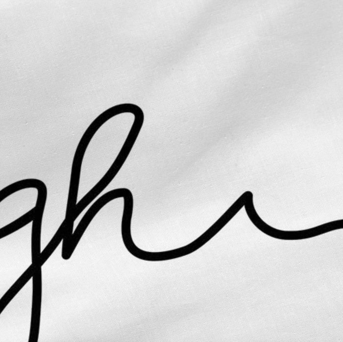 Blanc Kussensloop Live