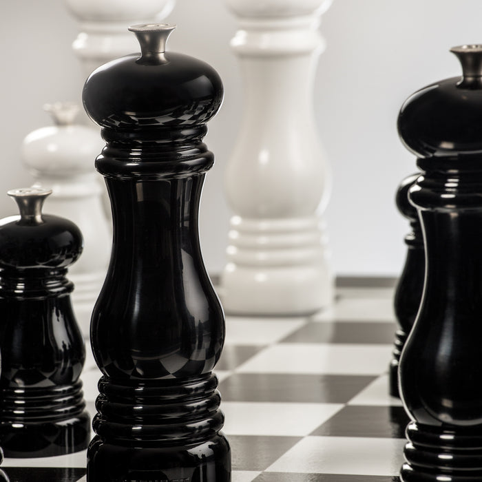 Le Creuset Peper- en Zoutmolen - Set van 2 - Zwart / Wit