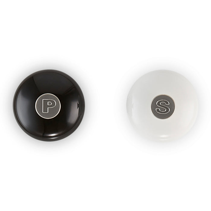 Le Creuset Peper- en Zoutmolen - Set van 2 - Zwart / Wit