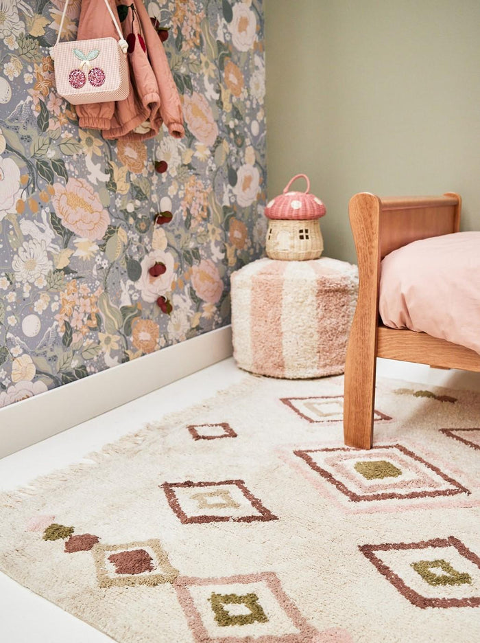 Tapis Petit Liz vloerkleed 170x120 Pink Aubergine