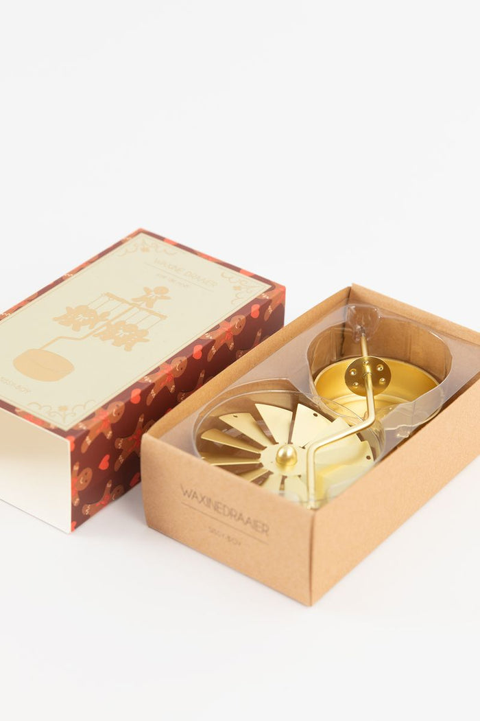 Sissy-Boy Waxinelichtdraaier met koekenmannetjes