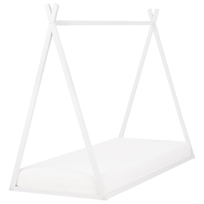 Beliani - SAURAT - Kinderbed - Wit - 90 x 200 cm - Dennenhout