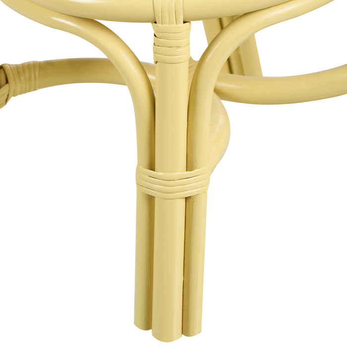 Beliani - MIRTIA - Kinderstoel - Geel - Rotan