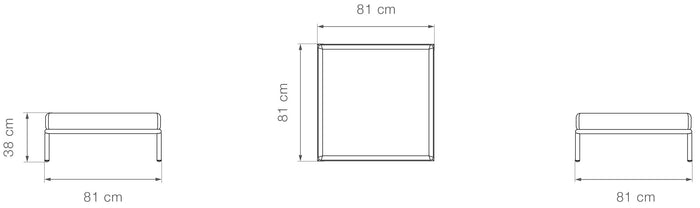 Level Ottoman voetenbank char heritage