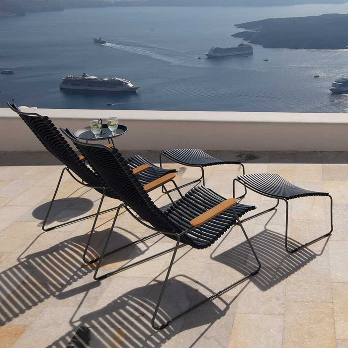 Click voetenbank Muted White