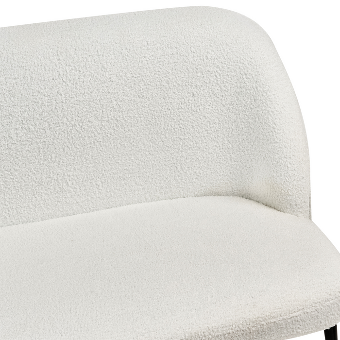 Beliani - OSBY - Tweezitsbank - Wit - Bouclé