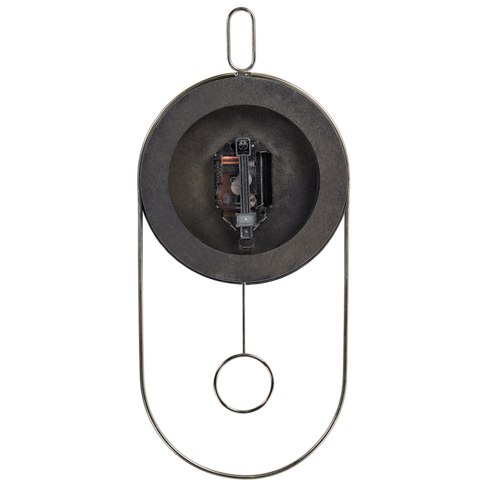 Beliani - SIERRE - Wandklok - Zwart - MDF