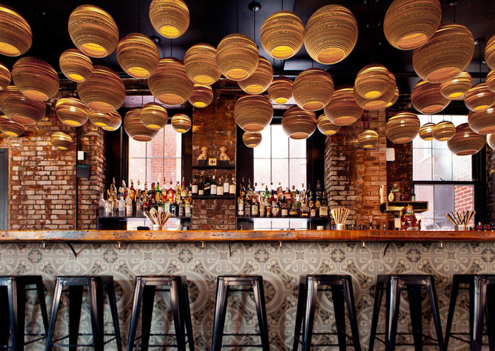 Scraplights Moon 18 hanglamp Ø45 blond