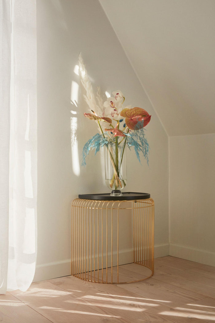 Curva bijzettafel zwart