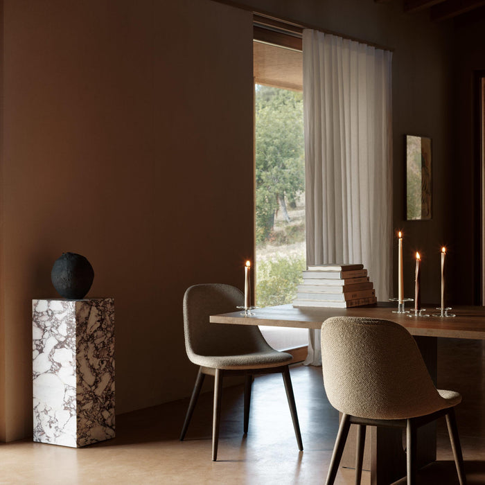 Audo Copenhagen Spire Smooth Tapered kaarsen H38 set van 6 Ivory