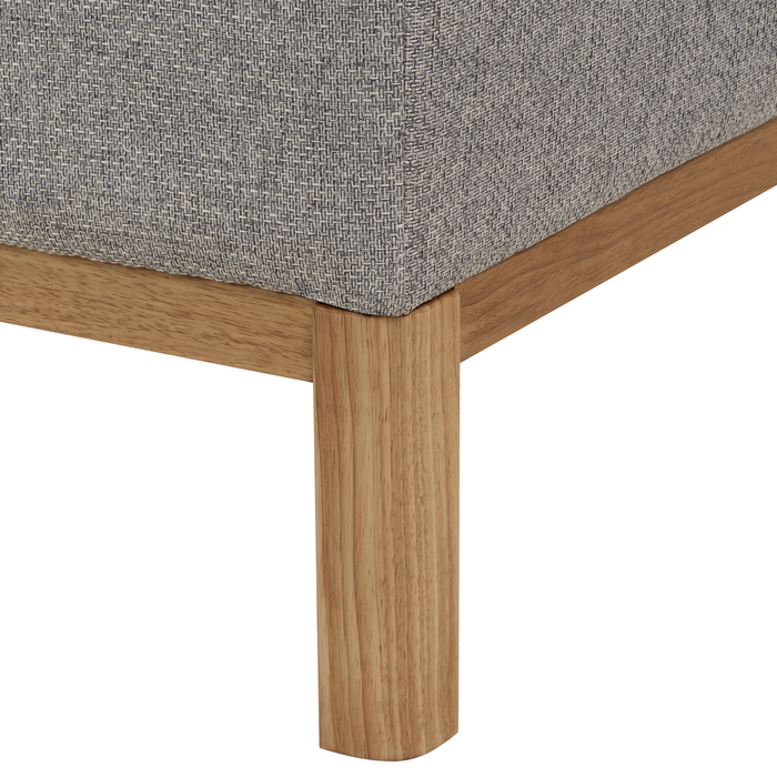 Beliani - SOSJO - Hoekbank - Grijs - Rechtszijdig - Polyester