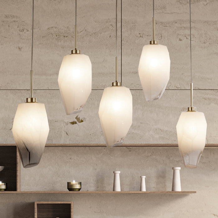 Searchlight Rocky Hanglamp Ø 78 cm - Messing