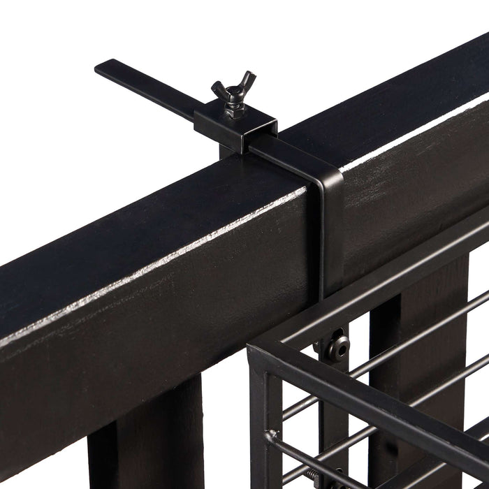 Mica Decorations Greenrax Plantenrek Hangend - L58 cm - Zwart