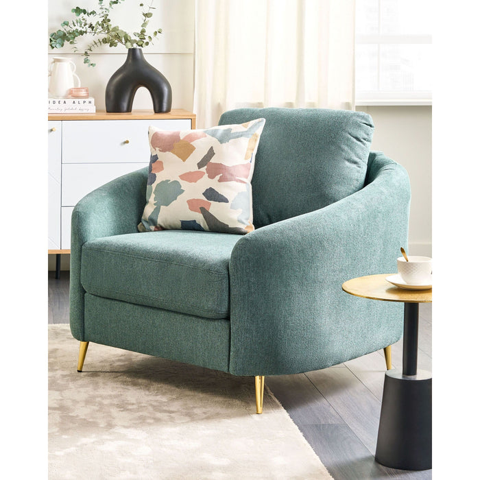 Beliani - TROSA - Fauteuil - Goud - Polyester