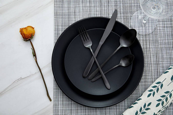 Buccan - Bestekset - London - 24 delig - Zwart