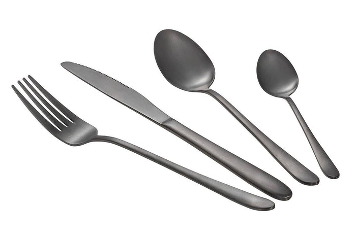 Buccan - Bestekset - London - 24 delig - Zwart