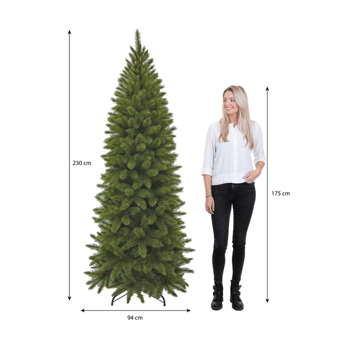 Triumph Tree Bristlecone Smalle Kunstkerstboom - H230 x Ø94 cm - Groen