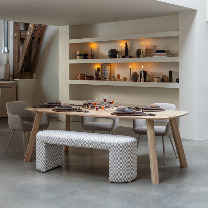 WOOOD Troop Kandelaren - Marmer - Naturel - 37,5x28x23,5