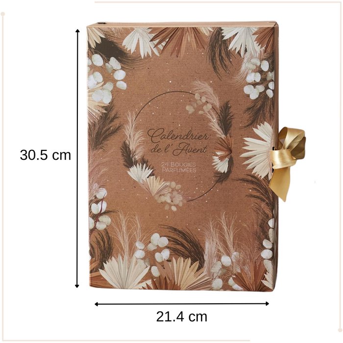 MISOU Adventskalender Advent Kalender December Kaarsen 24 Geurkaars...