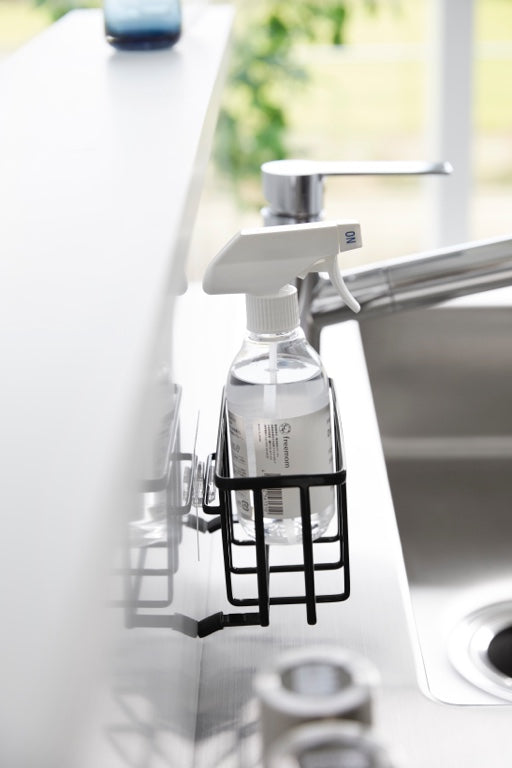 Yamazaki Zelfklevend Gootsteen|Wastafel Mandje - S - Tower - Zwart