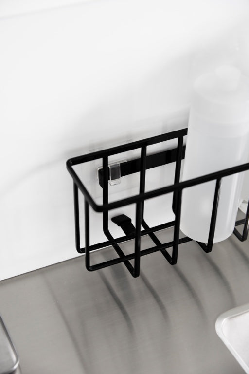 Yamazaki Zelfklevend Gootsteen|Wastafel Mandje - L - Tower - Zwart