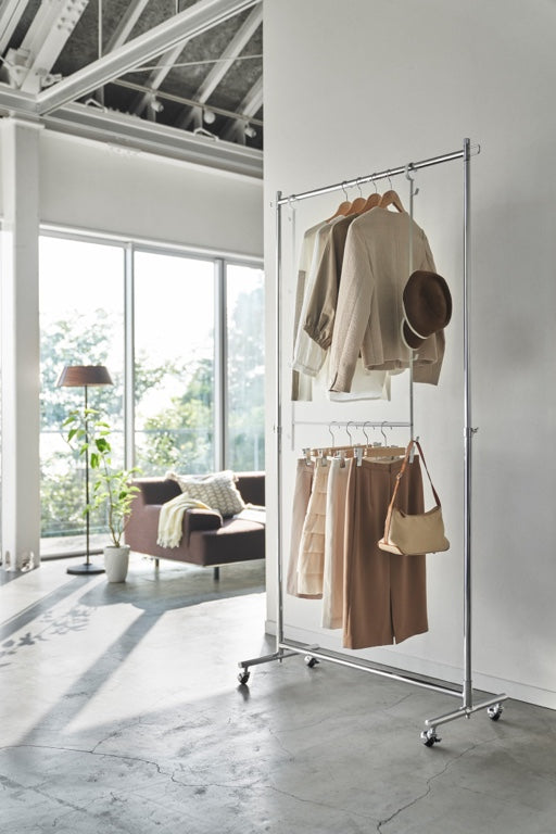 Yamazaki 2-laags Uitschuifbaar Kledingrek - Smart - Wit