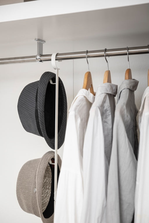 Yamazaki 2-laags Uitschuifbaar Kledingrek - Smart - Wit