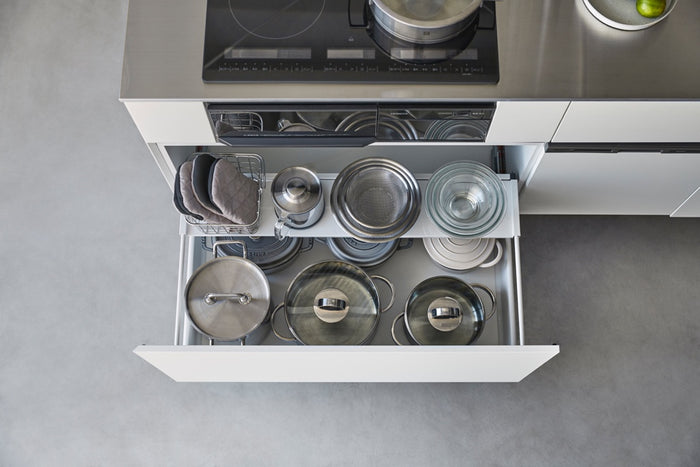 Yamazaki Uitschuifbare Lade Plank - Tower - Wit