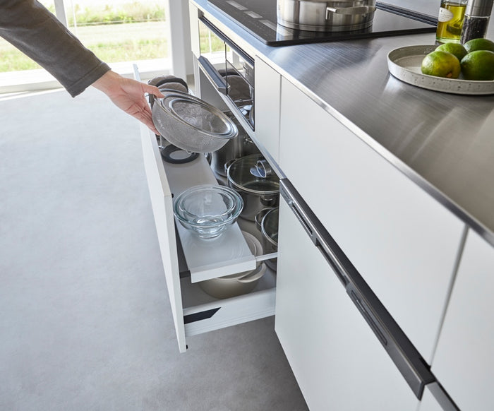 Yamazaki Uitschuifbare Lade Plank - Tower - Wit