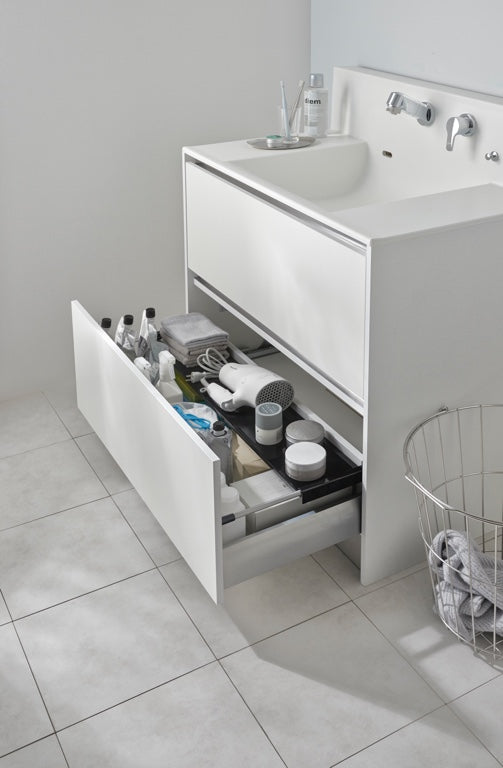 Yamazaki Uitschuifbare Lade Plank - Tower - Zwart